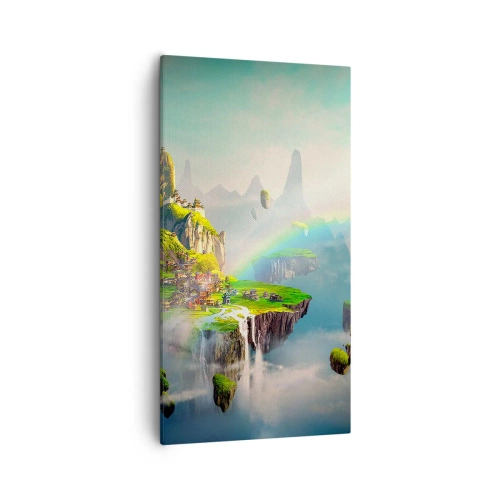 Vászonkép - Az ég közepén - boldog szigetek - 55x100 cm