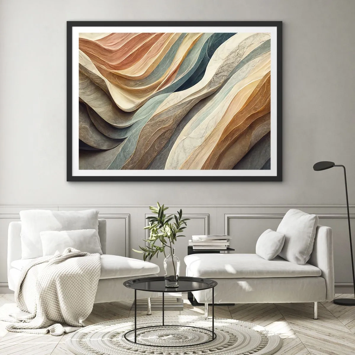 Poszter fehér keretben - Változás előtti pillanat - 70x50 cm