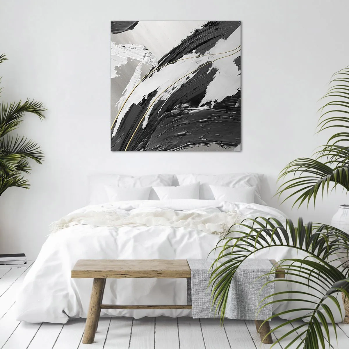 Vászonkép - Absztrakció érzékkel - 70x70 cm