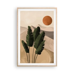 Poszter világos tölgy keretben - Az élet diadala - 61x91 cm