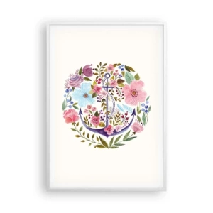 Poszter fekete keretben - Egy tengerész jó éjszakai alvása - 70x100 cm