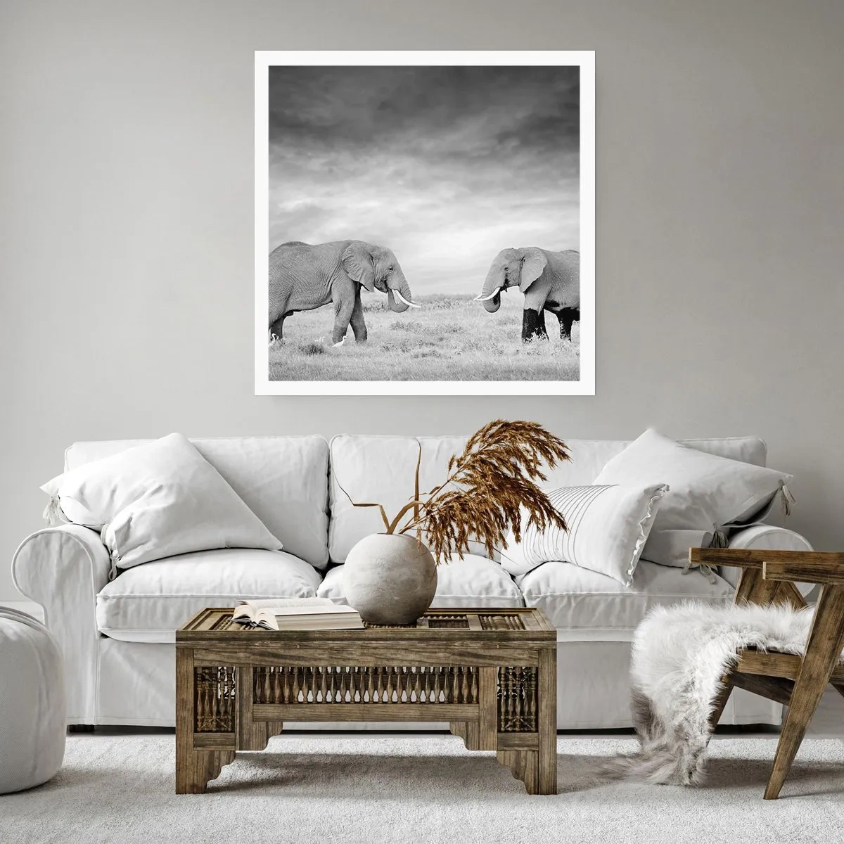 Poszter - A szürke gyönyörű - 60x60 cm