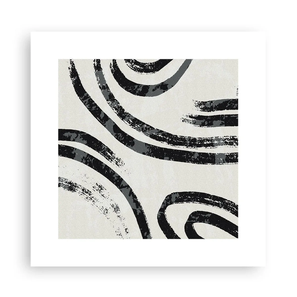 Poszter - Félig megállt - 30x30 cm