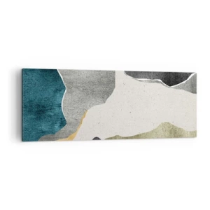 Vászonkép - Mozaik kompozíció aranyszállal - 140x50 cm