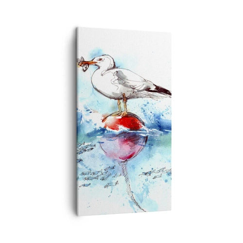 Vászonkép - Sikeres fogás - 45x80 cm