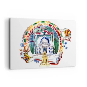 Vászonkép - Hindu világegyensúly - 120x80 cm