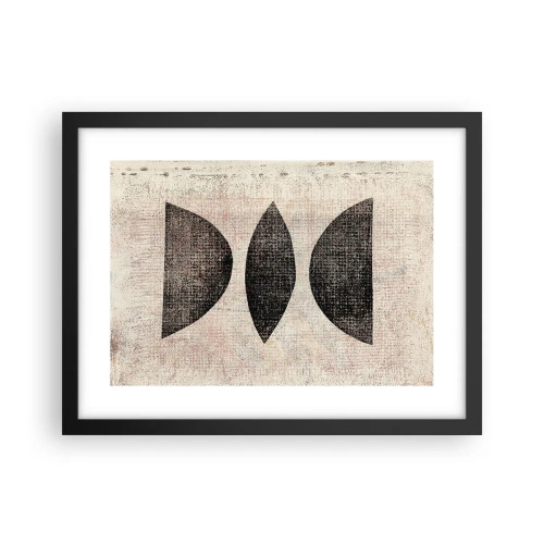 Poszter fehér keretben - Etnikai absztrakció - 40x30 cm