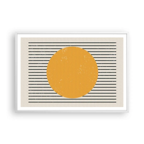 Poszter fekete keretben - Az egyszerűség ereje - 100x70 cm