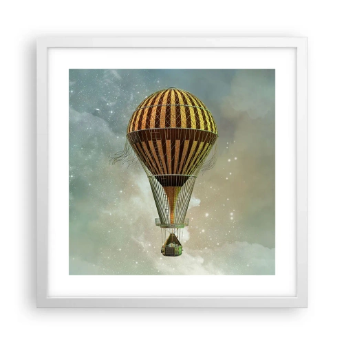 Poszter fekete keretben - Úttörő járatok - 40x40 cm