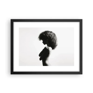 Poszter fehér keretben - Mint virág a karcsú száron - 40x30 cm