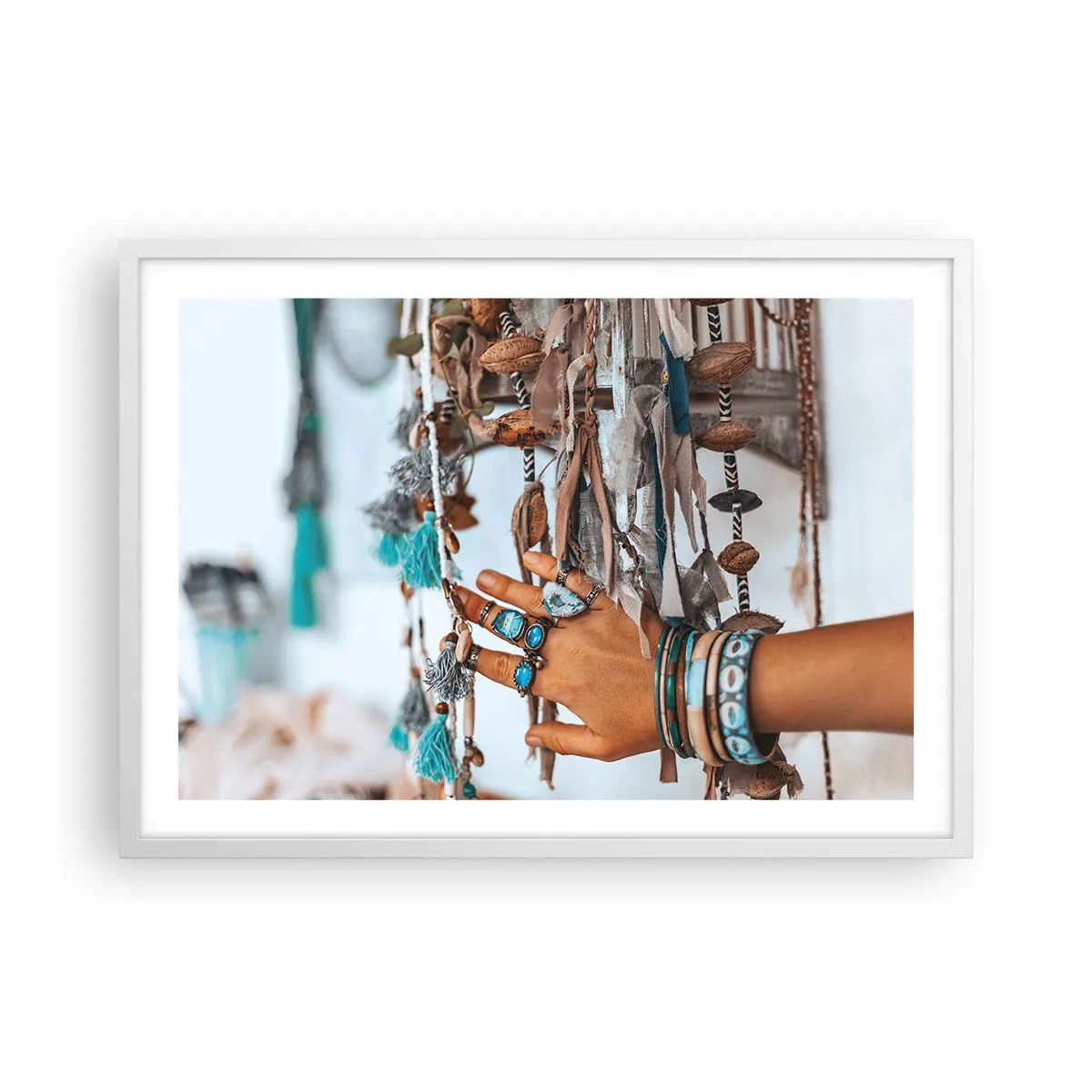 Poszter fekete keretben - Helyi kincsek - 70x50 cm