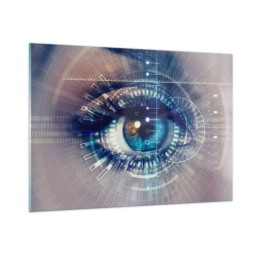 Üveg kép - Azt hiszed, hogy ismersz - 100x70 cm