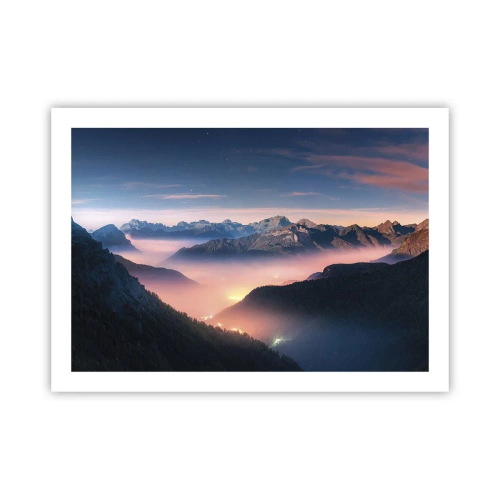 Poszter - Fény a völgyekben - 70x50 cm