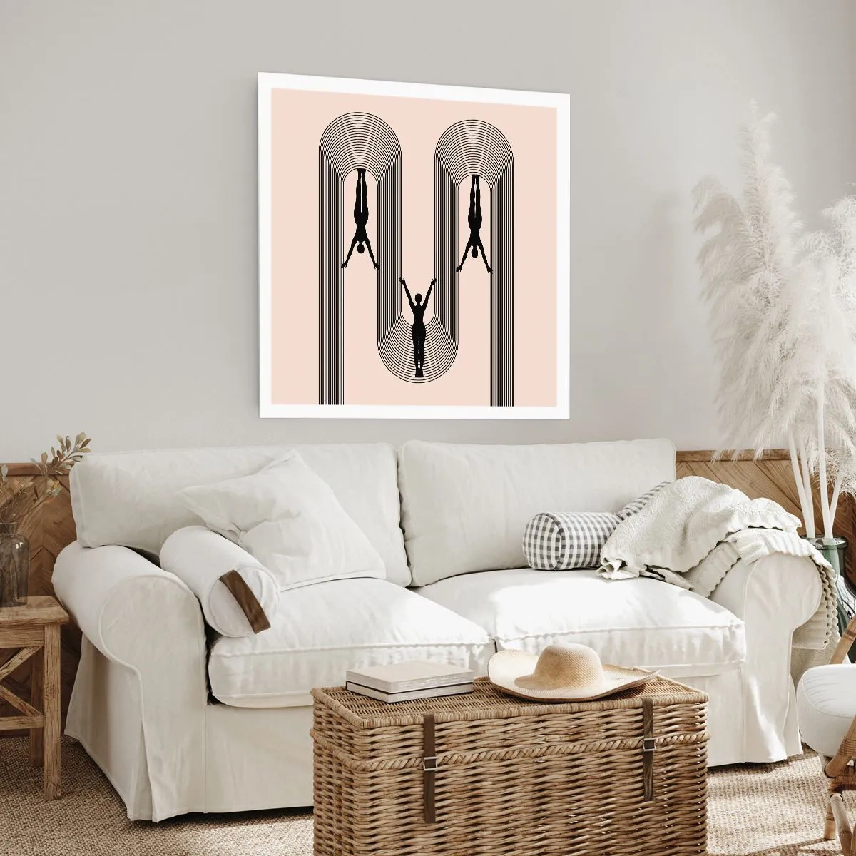 Poszter - Fejjel lefelé - 40x40 cm