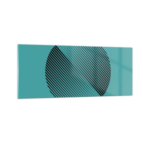 Üveg kép - A kör - egy geometriai variáció - 100x40 cm