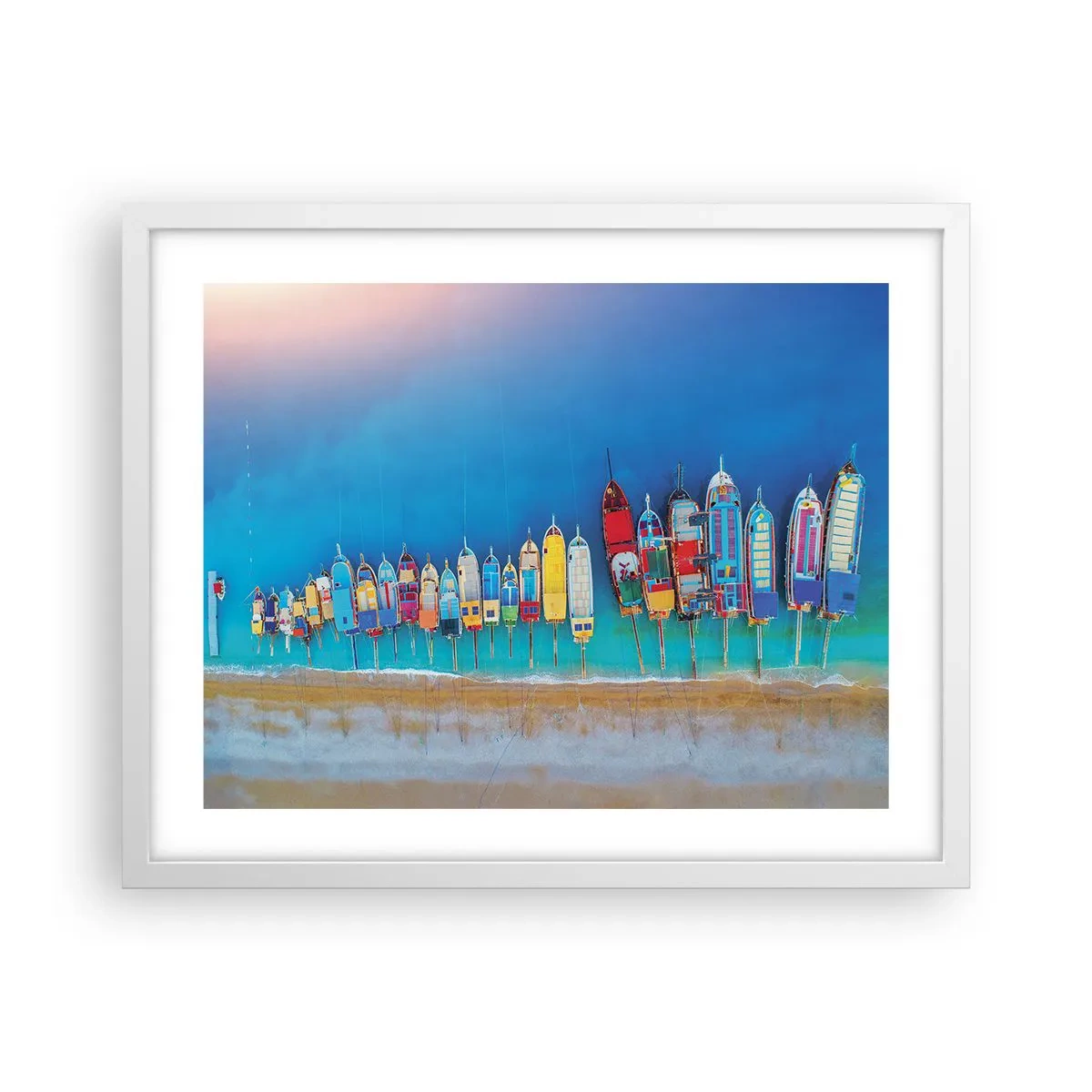 Poszter fekete keretben - Madártávlatból - 50x40 cm