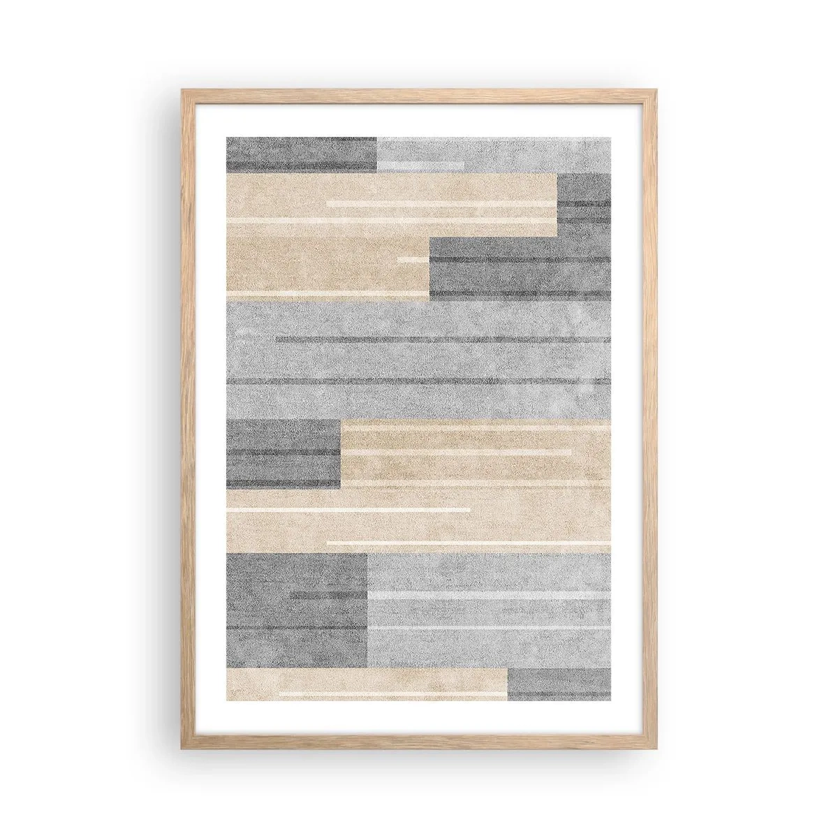 Poszter világos tölgy keretben - Kompozíció: tartsa a függőlegeset - 50x70 cm