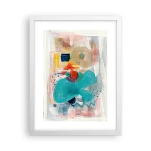 Poszter fekete keretben - Színes játék - 30x40 cm