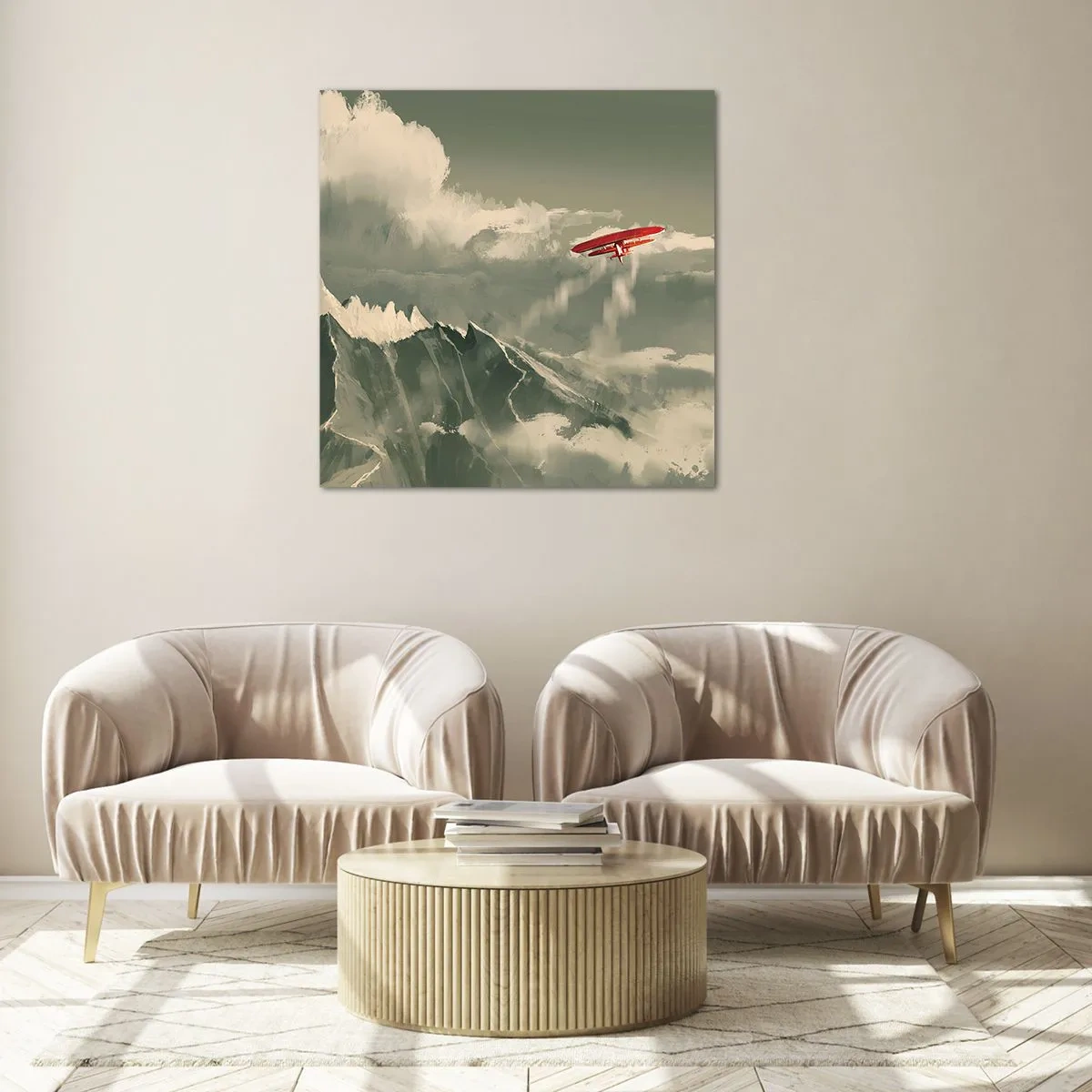 Üveg kép - Rettenthetetlen úttörő - 30x30 cm