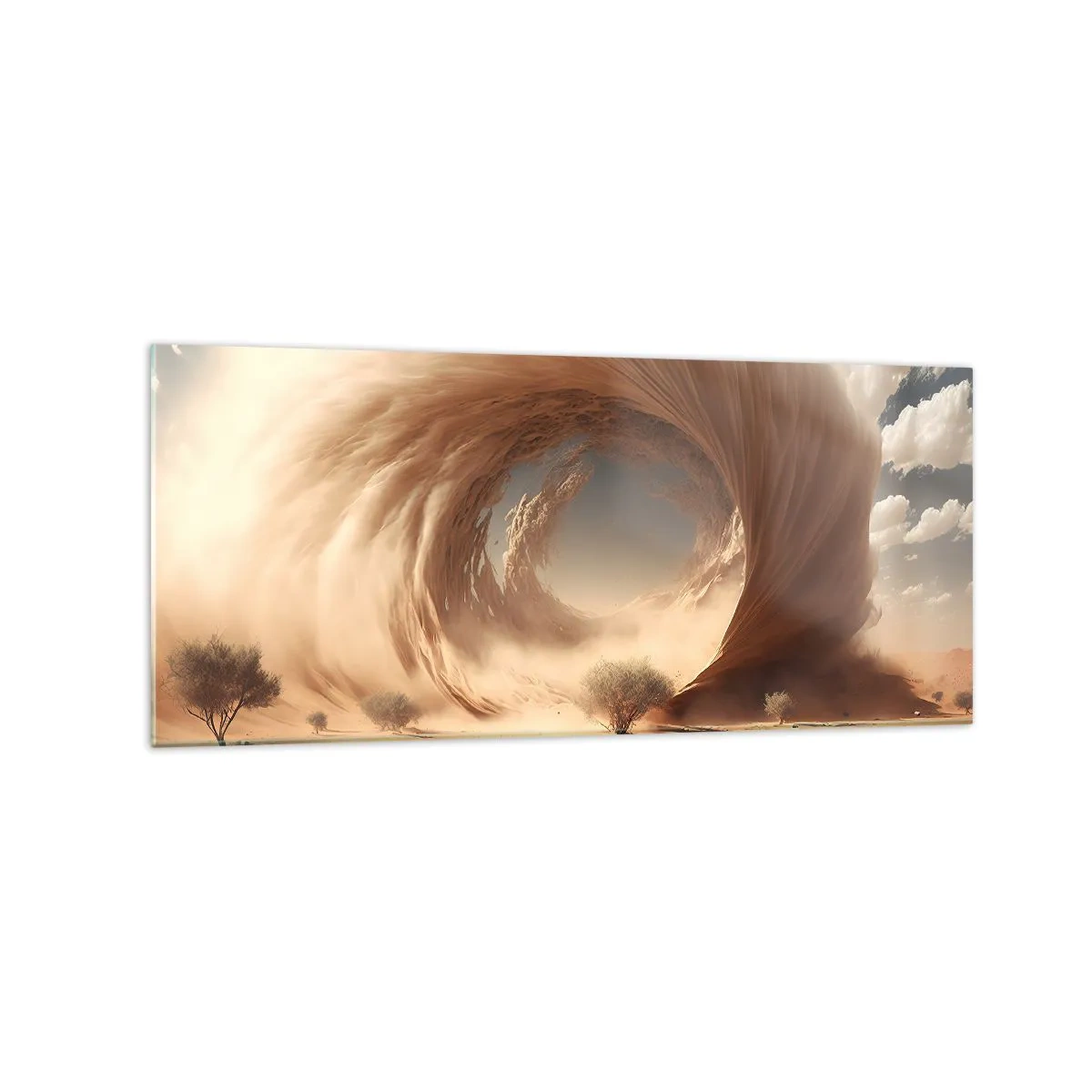 Üveg kép - Megnyílt portált - 120x50 cm