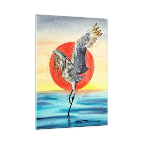 Üveg kép - Ideje visszamenni - 50x70 cm