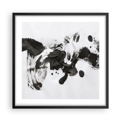 Poszter fehér keretben - Módszer az őrületben? - 50x50 cm