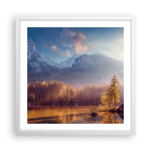 Poszter fekete keretben - A hegyekben és völgyekben - 50x50 cm