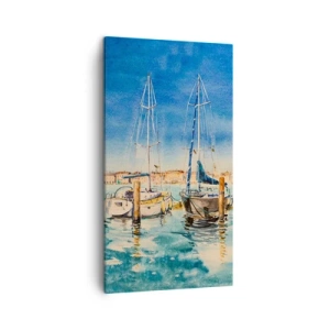 Vászonkép - Napos lagúna - 45x80 cm