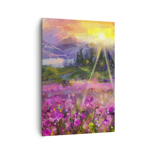 Vászonkép - A völgyben a nap védelme alatt - 70x100 cm