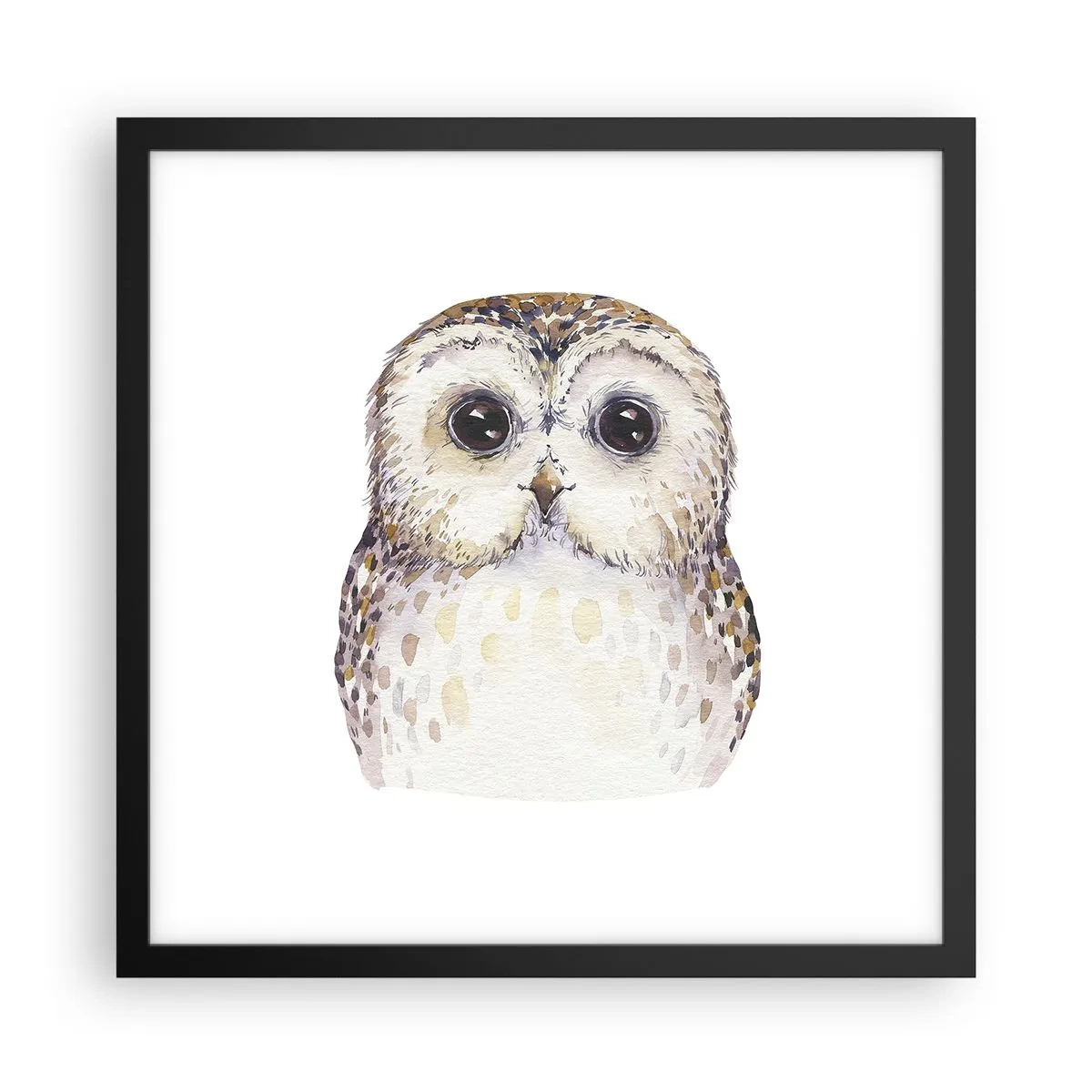 Poszter fehér keretben - Nézz a szemembe - 40x40 cm