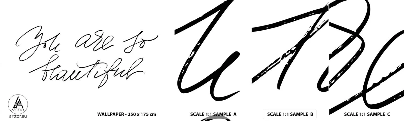 Fotótapéta Minta Standard Eco - Tényleg, hidd el... - Tipográfia, Megerősítés, Alapelv - 100x30 cm