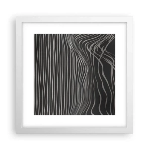 Poszter fekete keretben - Ritmus és akcentus - 30x30 cm