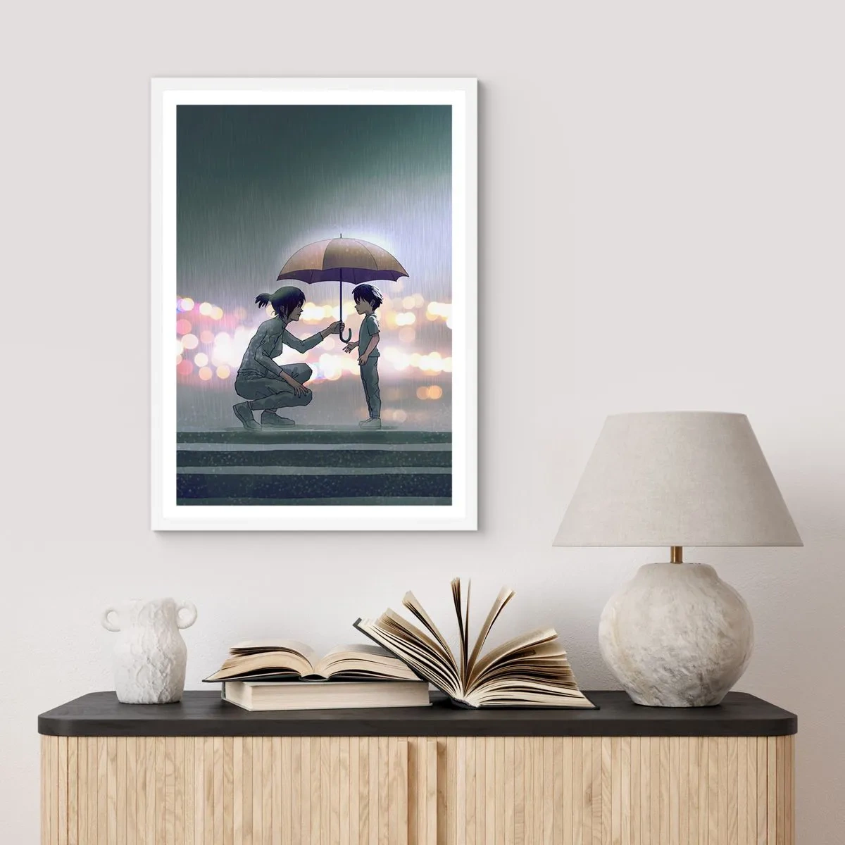 Poszter fekete keretben - És most minden rendben - 61x91 cm
