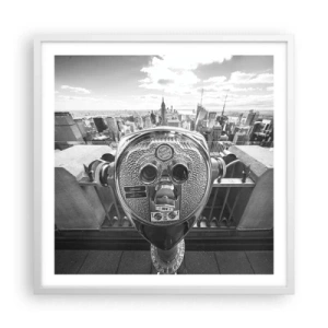 Poszter fekete keretben - A városok városa - 60x60 cm