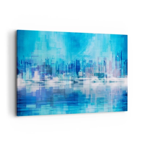 Vászonkép - Kékbe merült - 100x70 cm