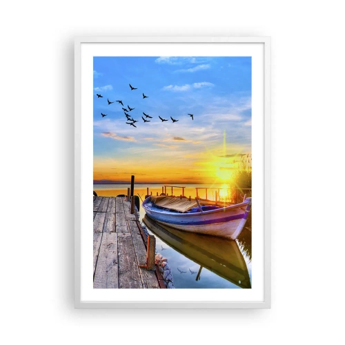 Poszter fekete keretben - Viszlát holnapig - 50x70 cm