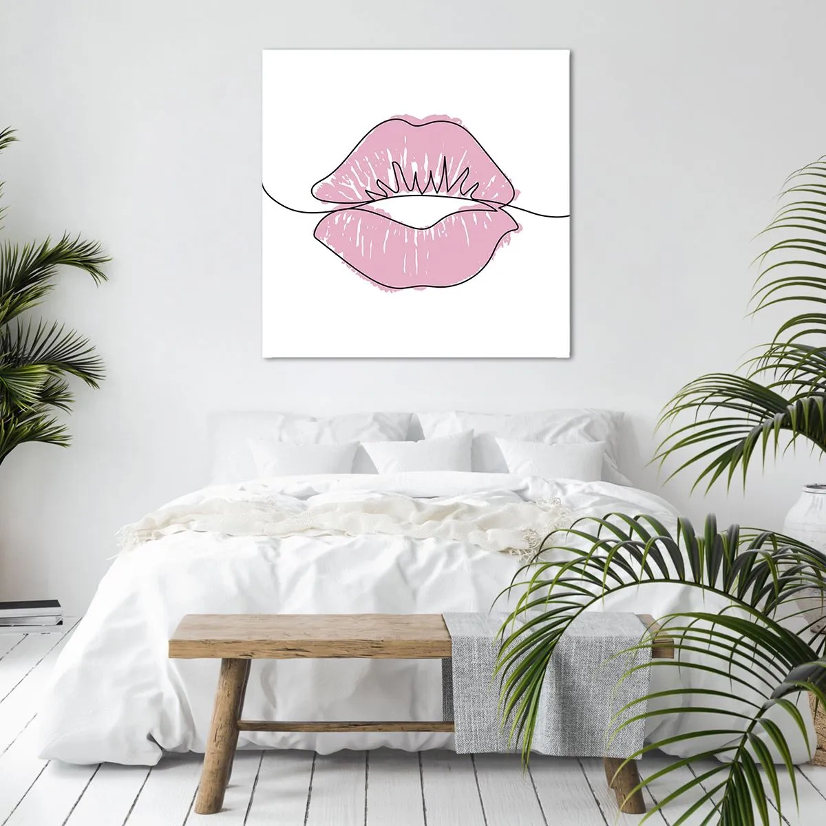 Vászonkép - Készen állsz a csókra? - 70x70 cm