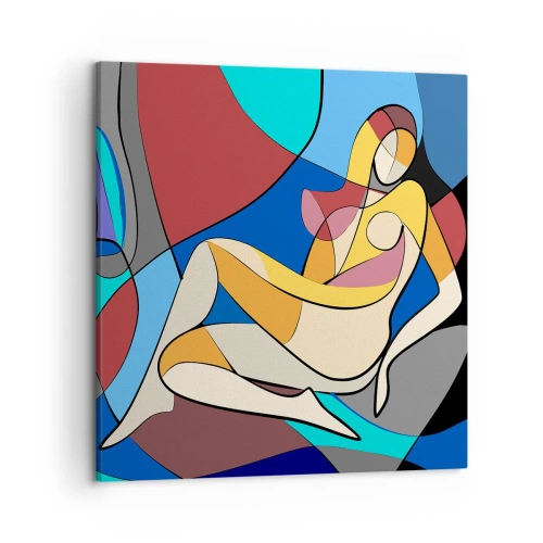 Vászonkép - Kubista akt - 50x50 cm