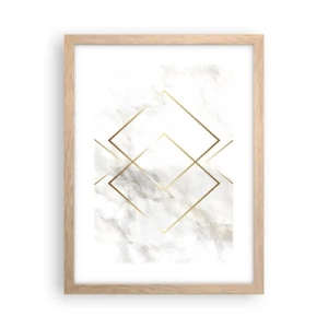 Poszter világos tölgy keretben - Kilátás a végtelenbe - 30x40 cm