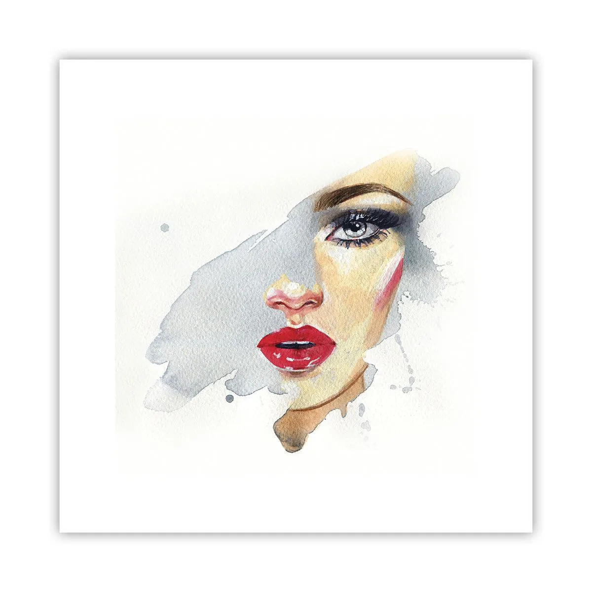 Poszter - Egy vízcsepp tükörkép - 30x30 cm