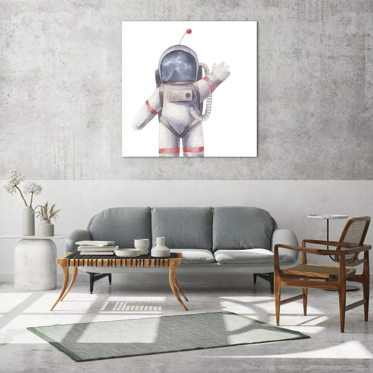 Üveg kép - Akkor szia! - 70x70 cm