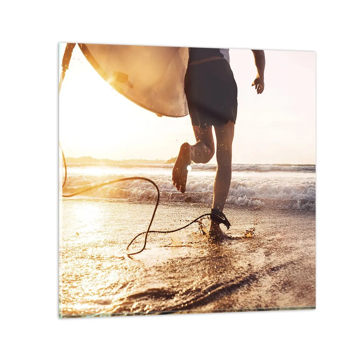 Üveg kép - A hullám felé - 60x60 cm