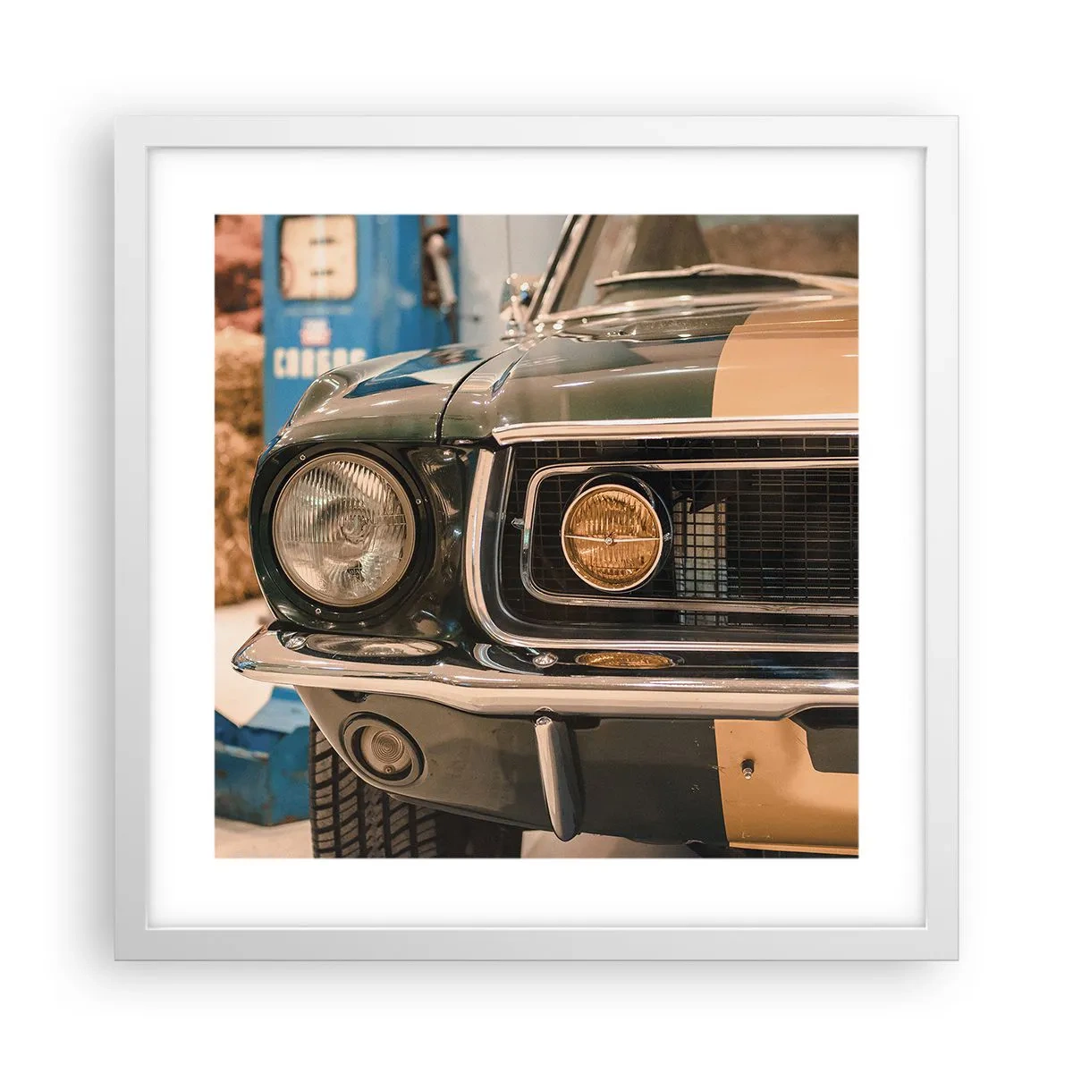 Poszter fekete keretben - Találkozás a legendával - 40x40 cm