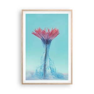 Poszter világos tölgy keretben - Élénkítő ölelésben - 61x91 cm