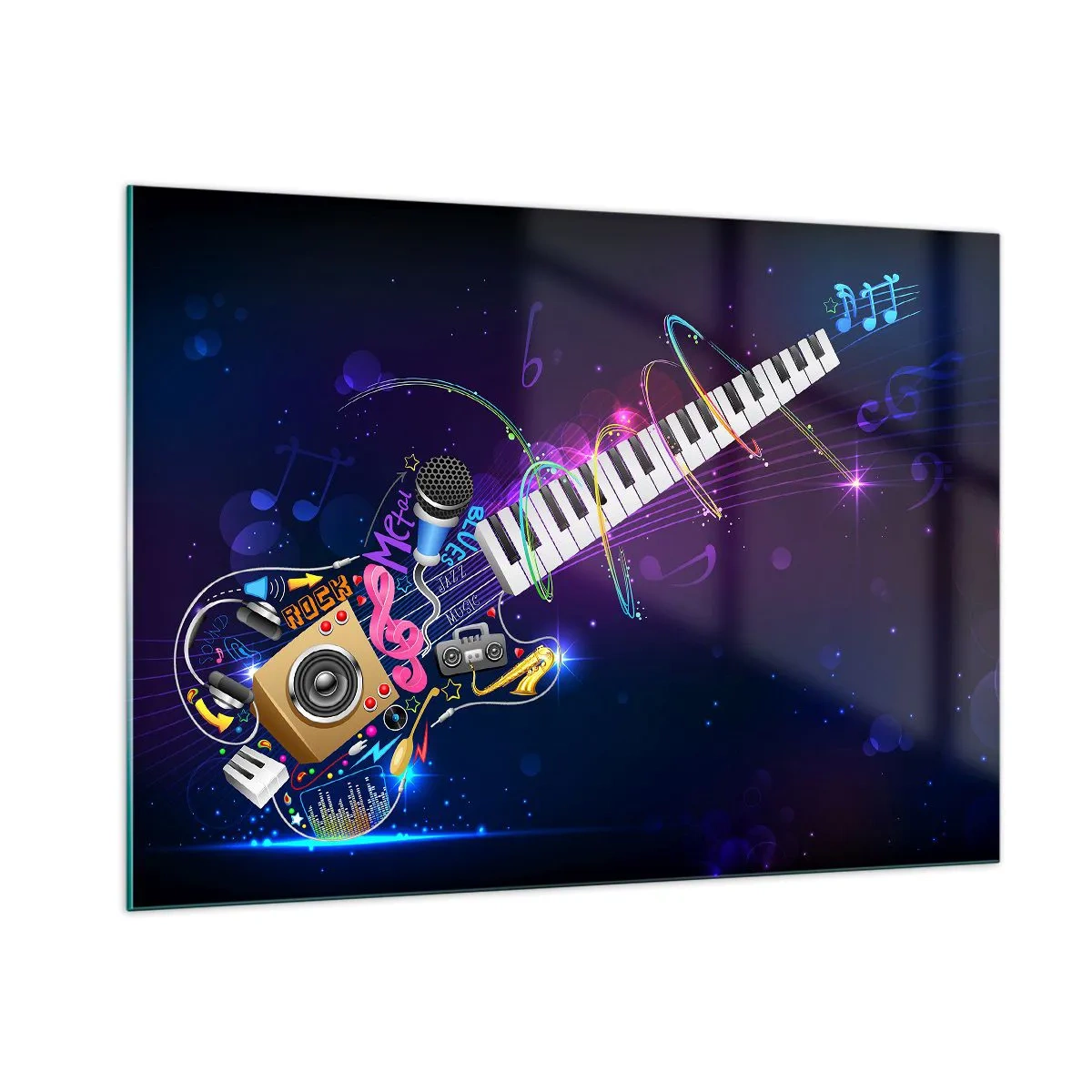 Üveg kép - És minden rendben van - 100x70 cm