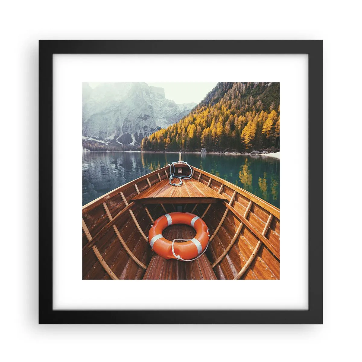 Poszter fehér keretben - Hegyi kirándulás - 30x30 cm