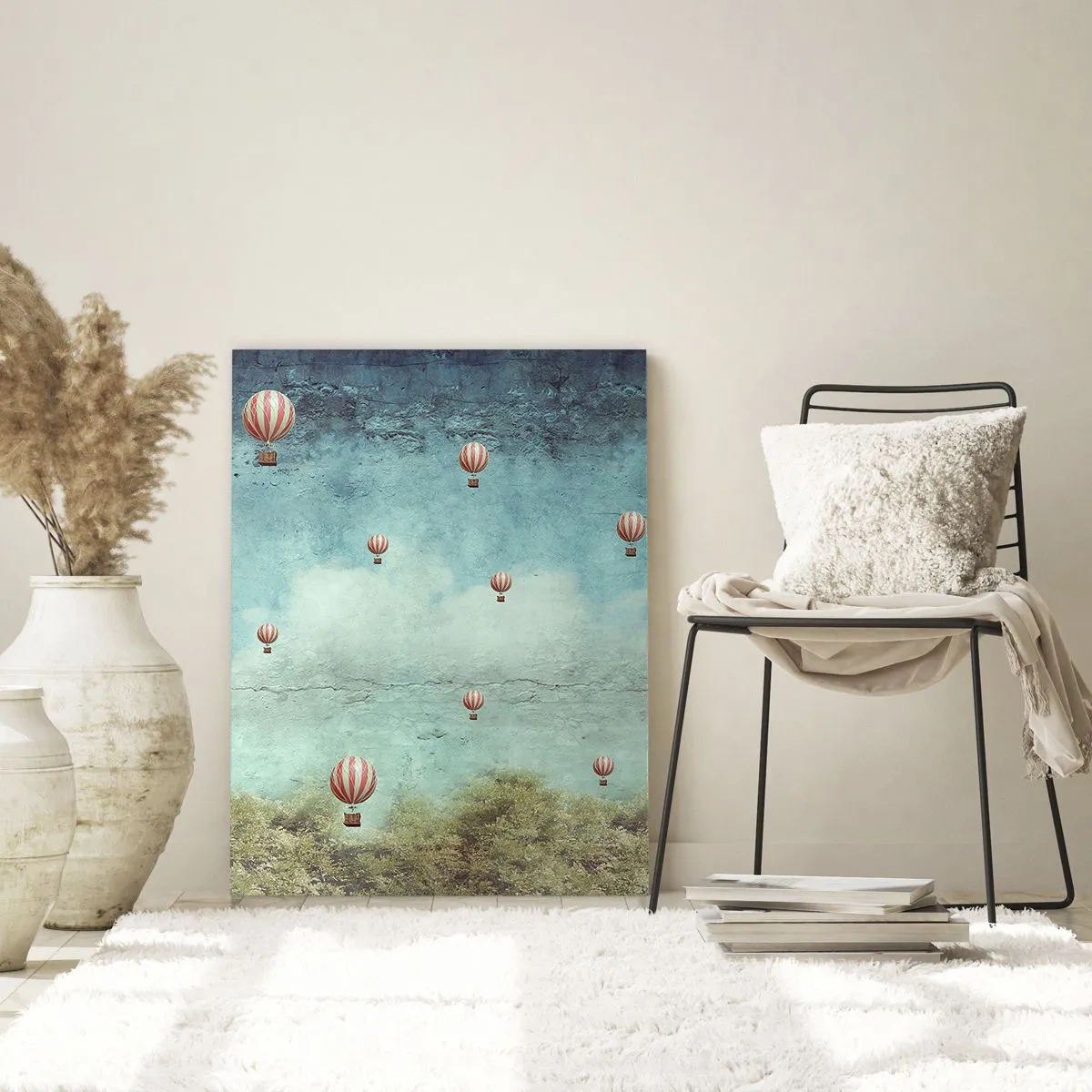 Üveg kép - Szabad az élet nyüzsgésétől - 50x70 cm