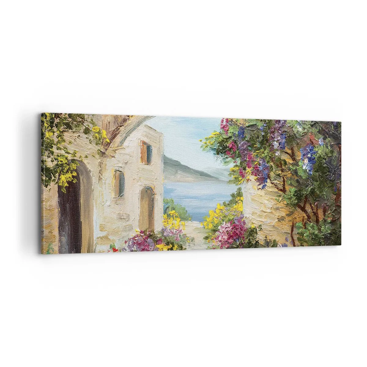 Vászonkép - Egy tengerparti vidék varázsa - 100x40 cm