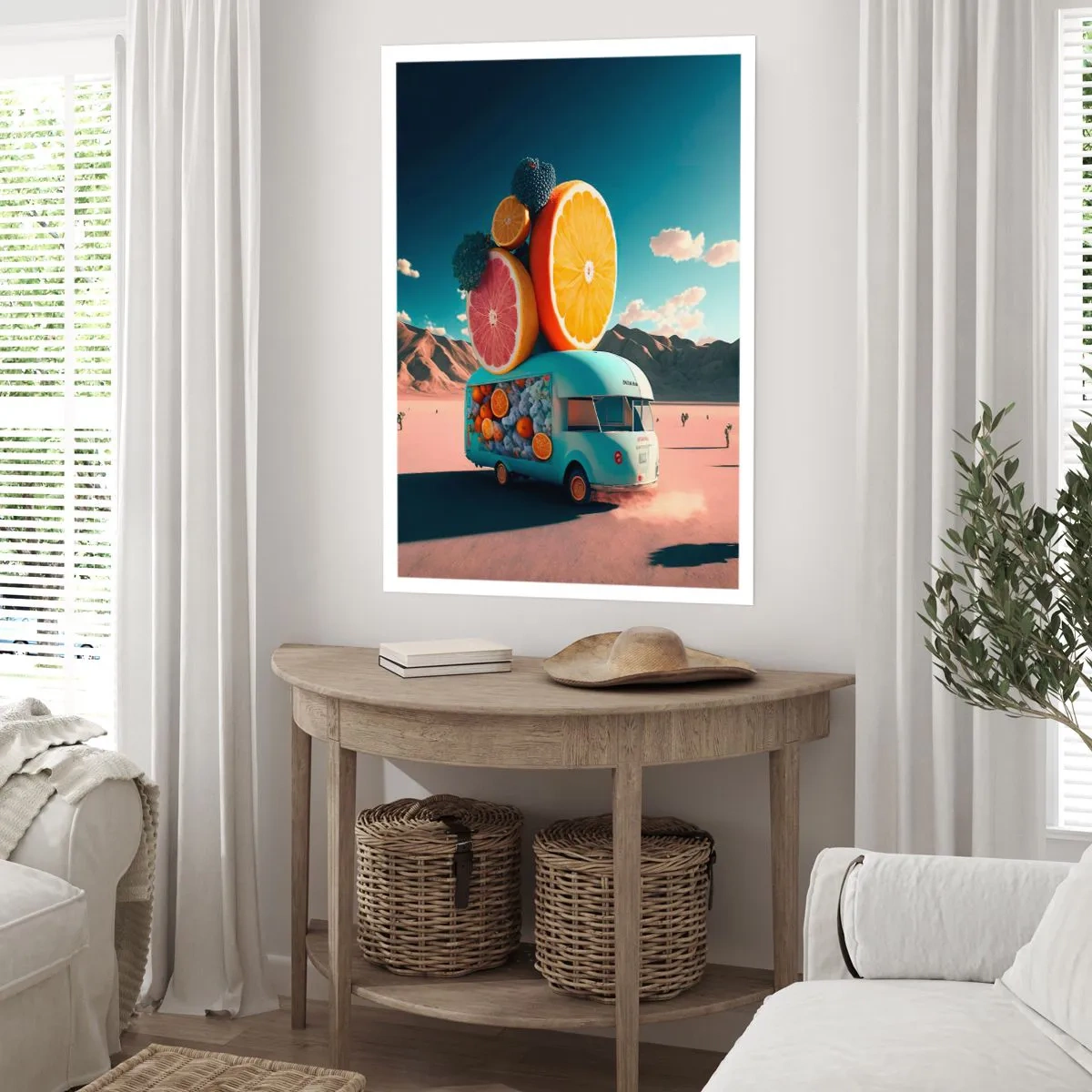 Poszter - A nyaralás íze - 50x70 cm