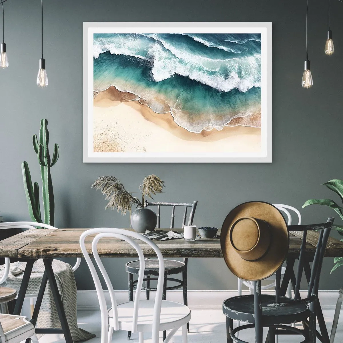 Poszter fekete keretben - Egy örök találkozás - 100x70 cm